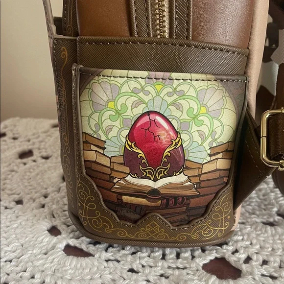 Loungefly BAM Stained Glass Dragon Bag/Backpack NWT - Picture 4 of 5